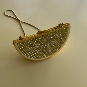 Kate spade lemon 🍋 crystal novelty purse